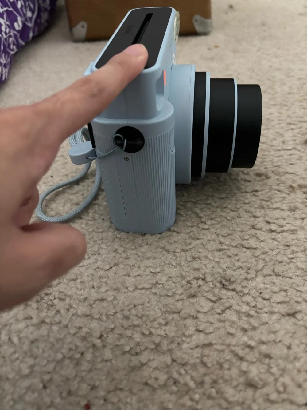 Instax SQ1 Light Blue Instant Camera